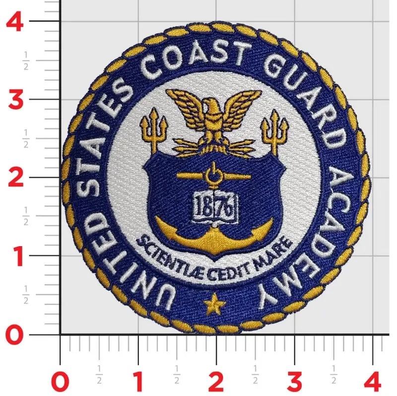 Officially Licensed Us Coast Guard Academy Patch 1