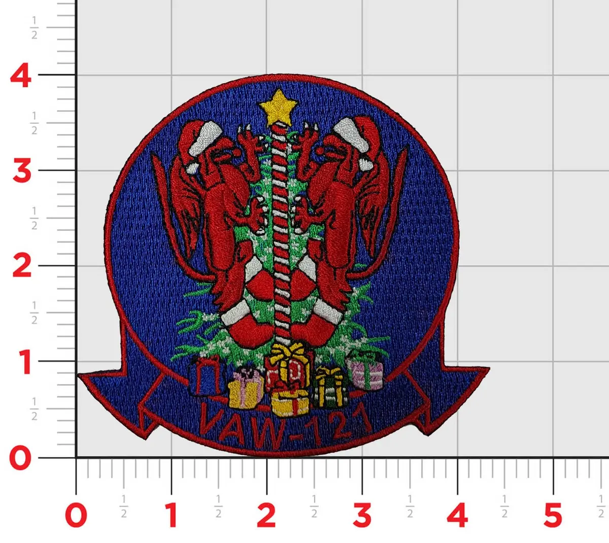 Vaw-121 Bluetails Christmas Patch 1