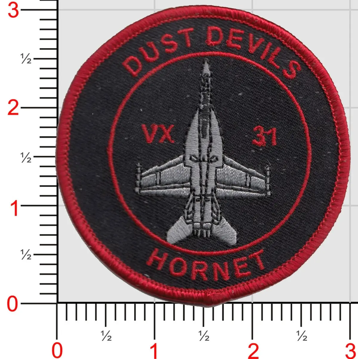 Official Vx-31 Dust Devils F-18 Superhornet Shoulder Patches 1