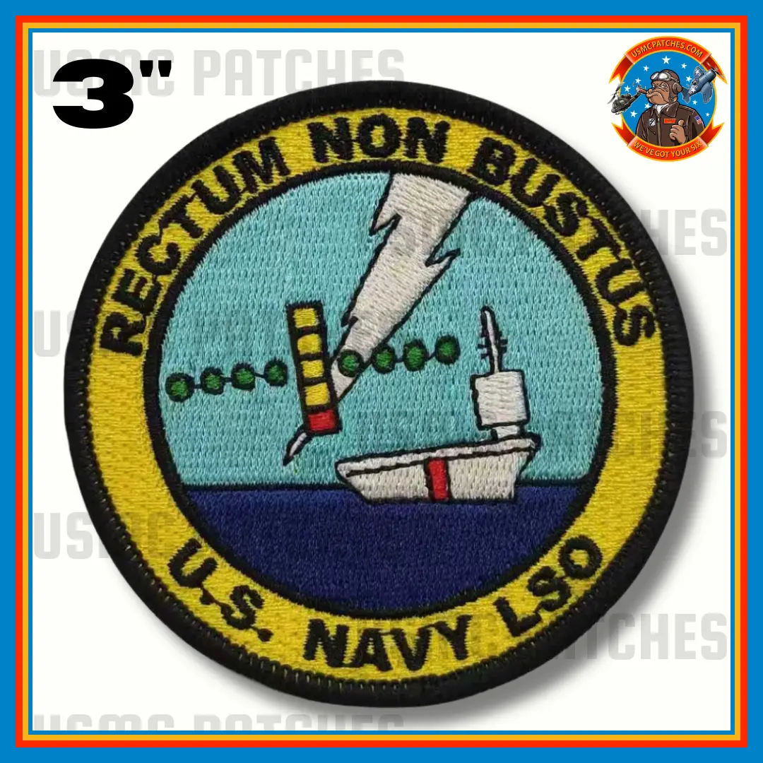 Official Us Navy Lso Landing Safety Officer Shoulder Patch 1