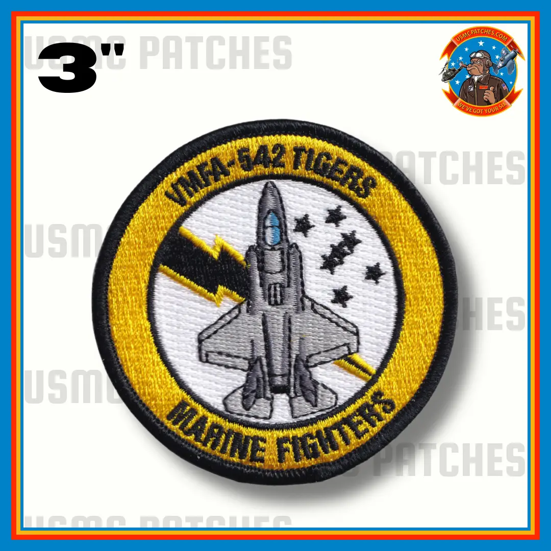 Official Vmfa-542 Tigers F-35B Shoulder Patch 1