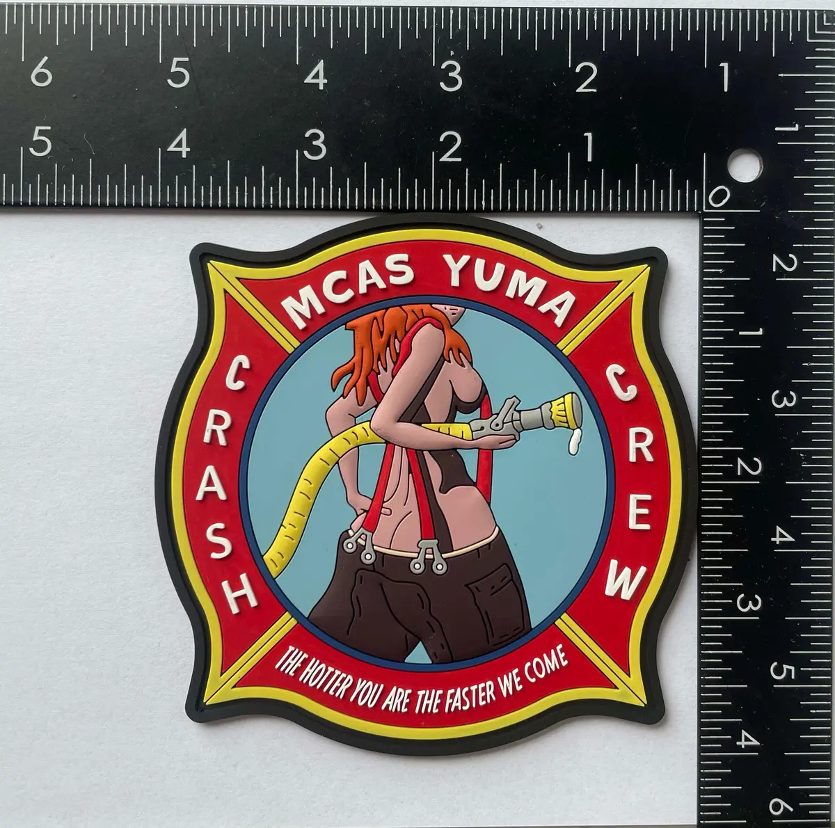 Official Mcas Yuma Crash Crew Pvc Patch 1