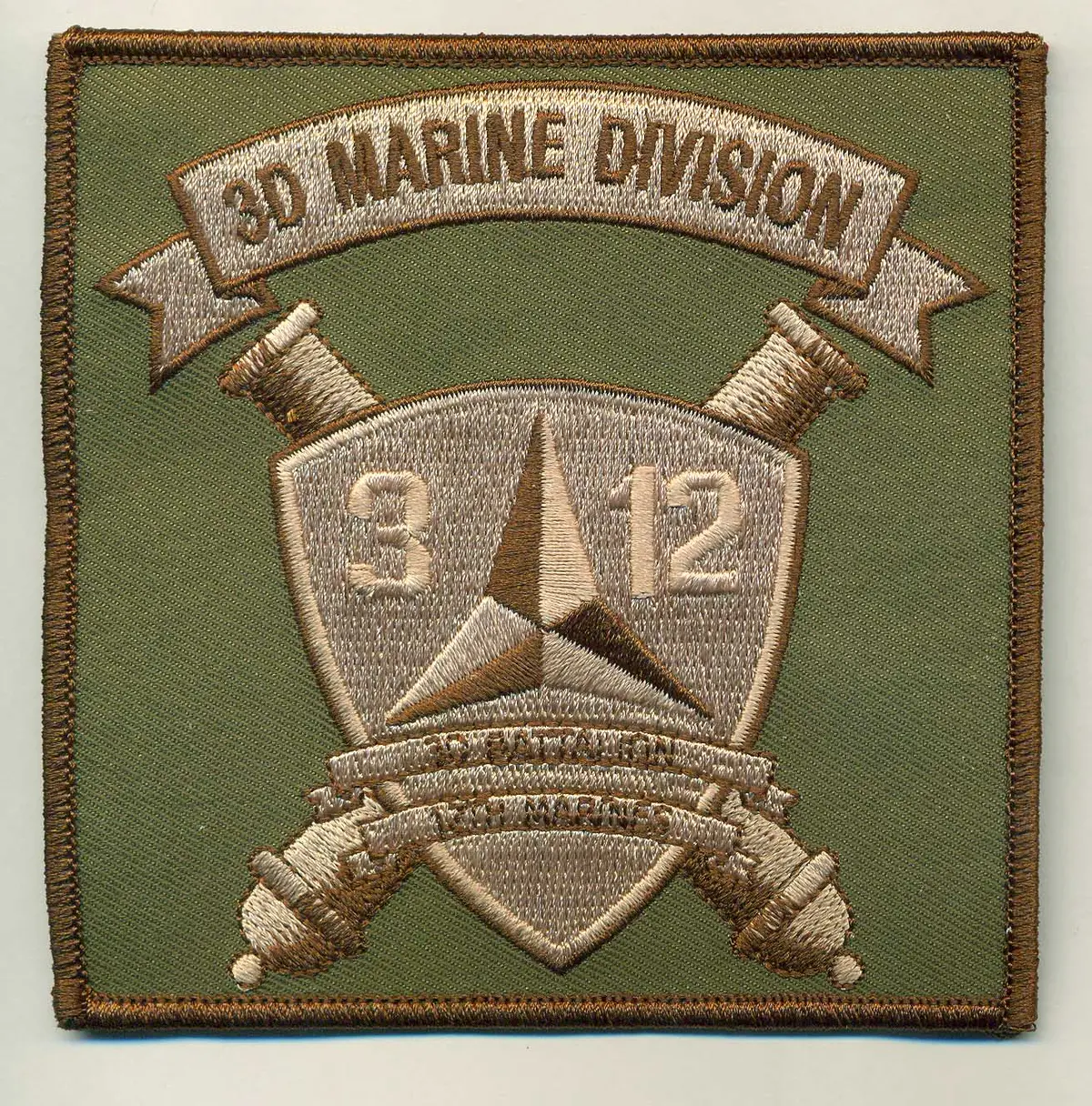 Officially Licensed Usmc 3Rd Bn 12Th Marines Patch 2