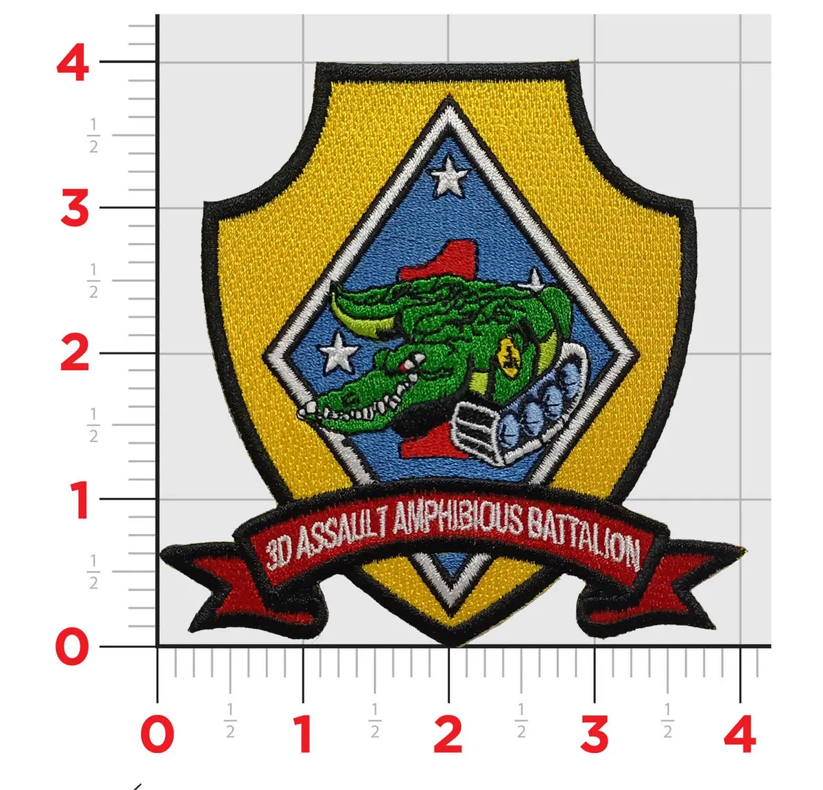 Officially Licensed 3Rd Amphibious Assault Battalion Patches 1