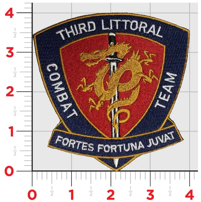 Officially Licensed Usmc 3Rd Littoral Combat Team Lct Patch 1