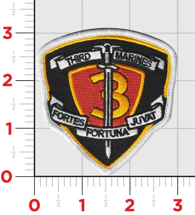 Officially Licensed Usmc 2/3 Marines Patch 1
