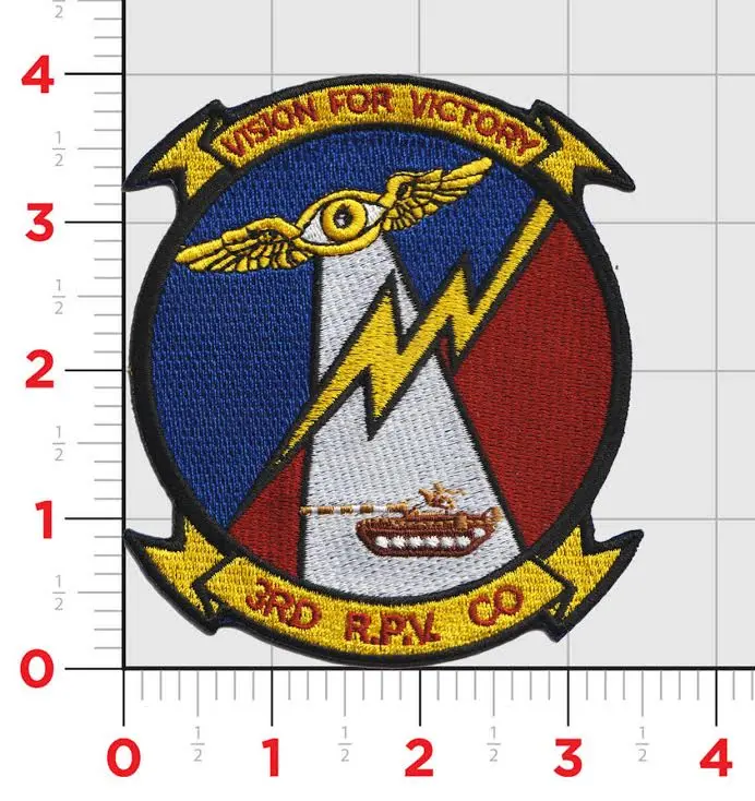 Officially Licensed Usmc 3Rd Rpv Company Patch 1