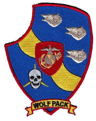 Officially Licensed Usmc 3Rd Light Armored Wolfpack Patch 1