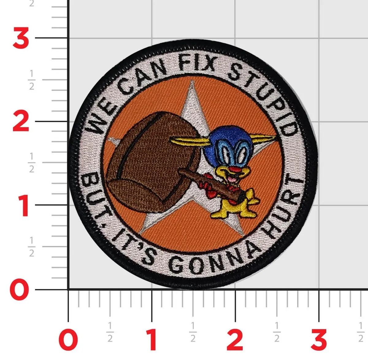Official Nas Whiting Fcf We Can Fix Stupid Shoulder Patch 1
