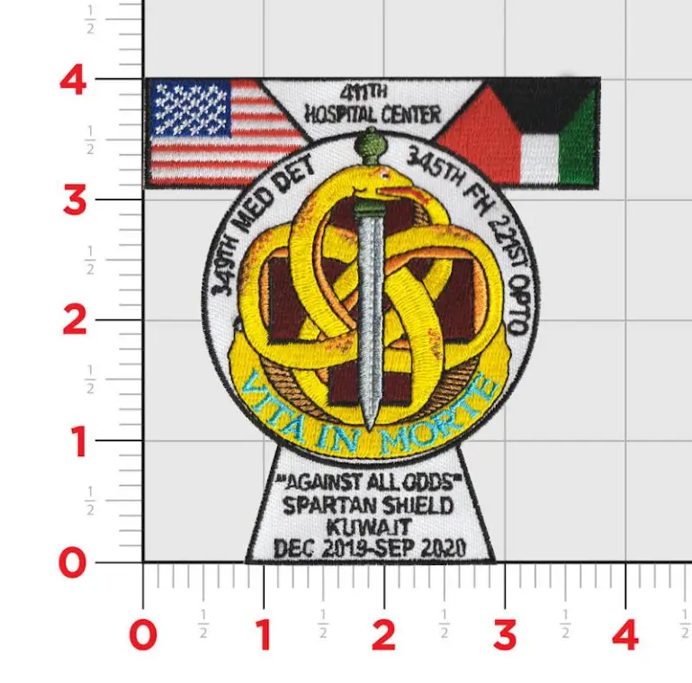 Us Army 411Th Hospital Patch 1