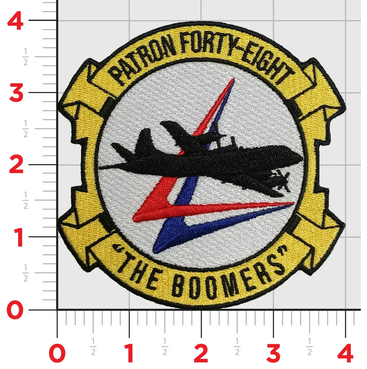 Officially Licensed Us Navy Vp-48 Boomers Patch 1