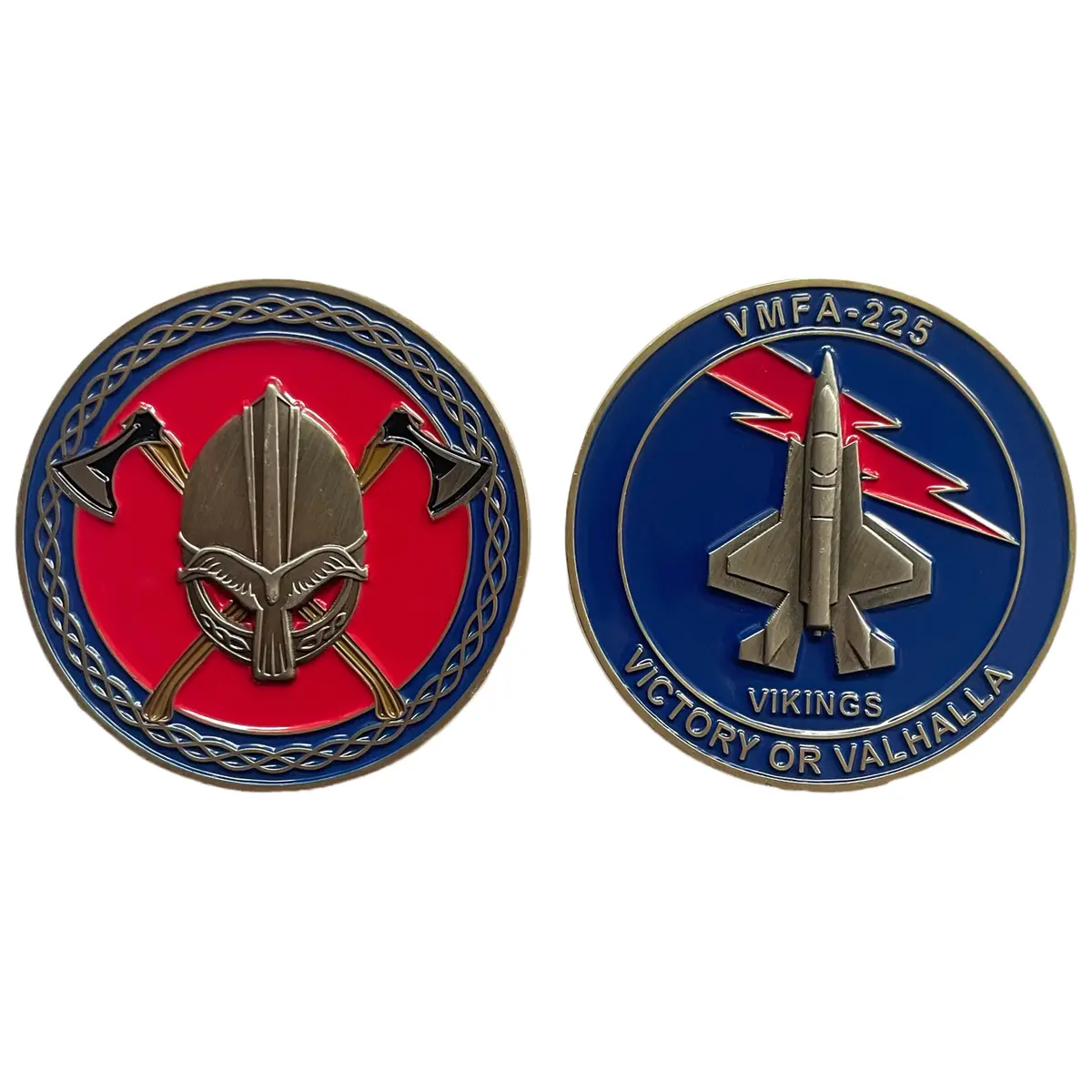 Officially Licensed Usmc Vmfa-225 Vikings Coins 1