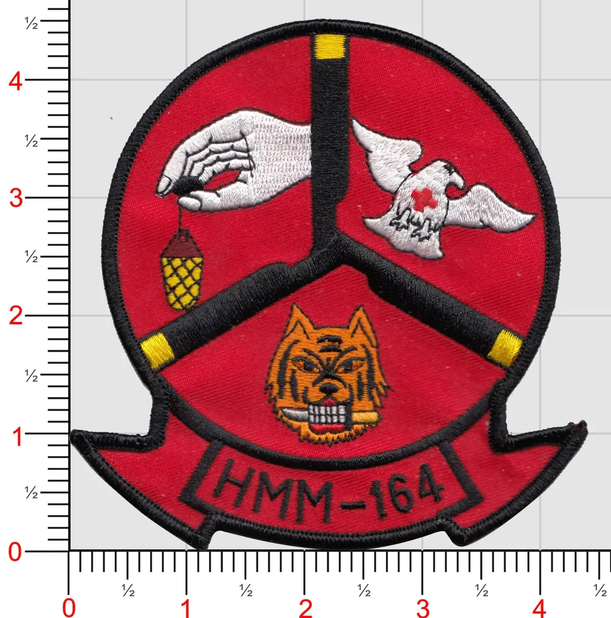 Officially Licensed Usmc Hmm-164 Vietnam Squadron Patch 1