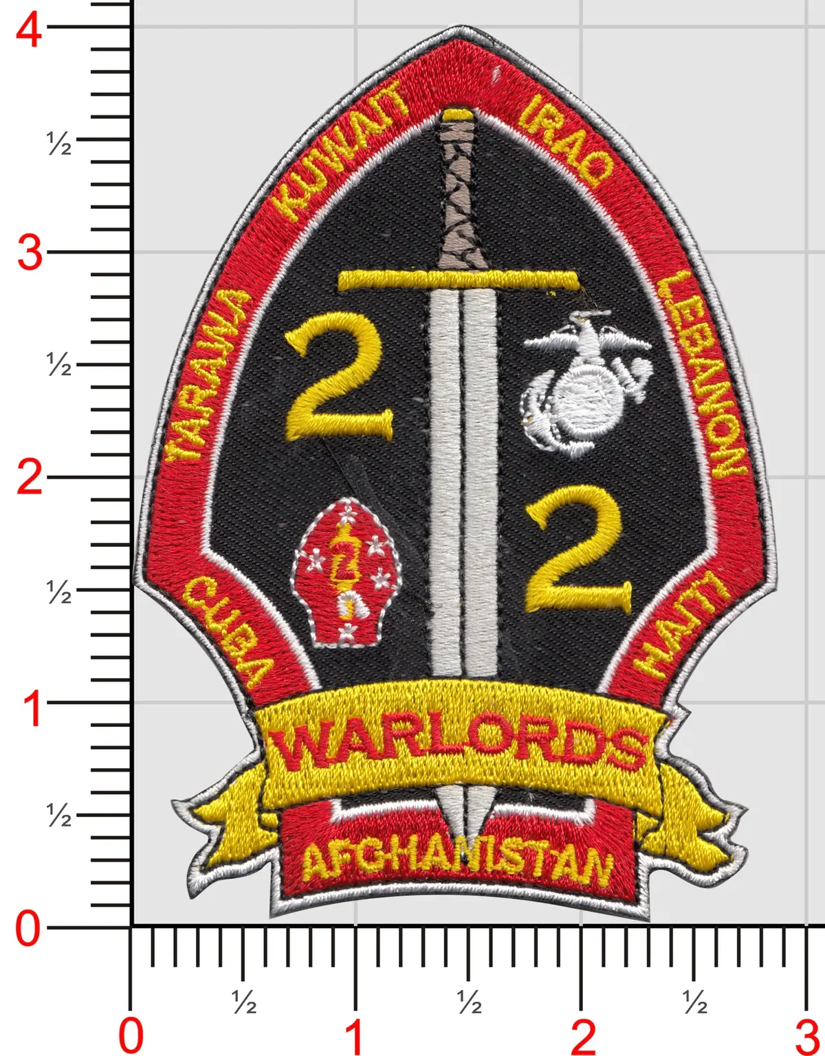 Officially Licensed 2Nd Battalion 2Nd Marine Regiment Warlords 2023 Patch 1