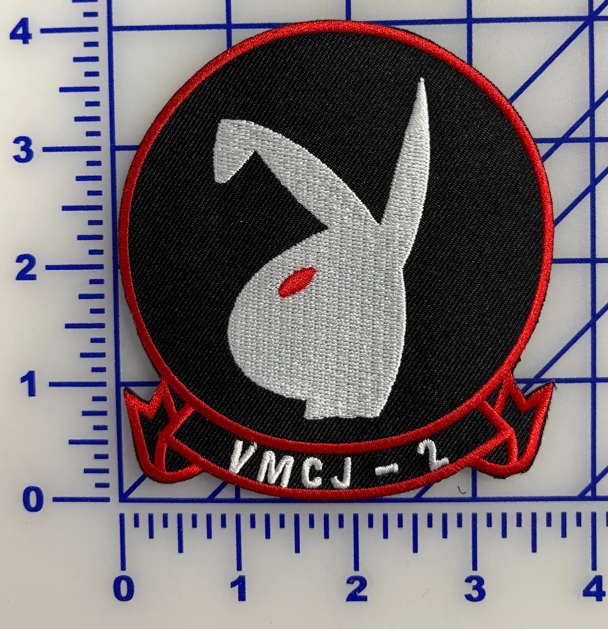 Officially Licensed Usmc Vmcj-2 Playboys Patch 1