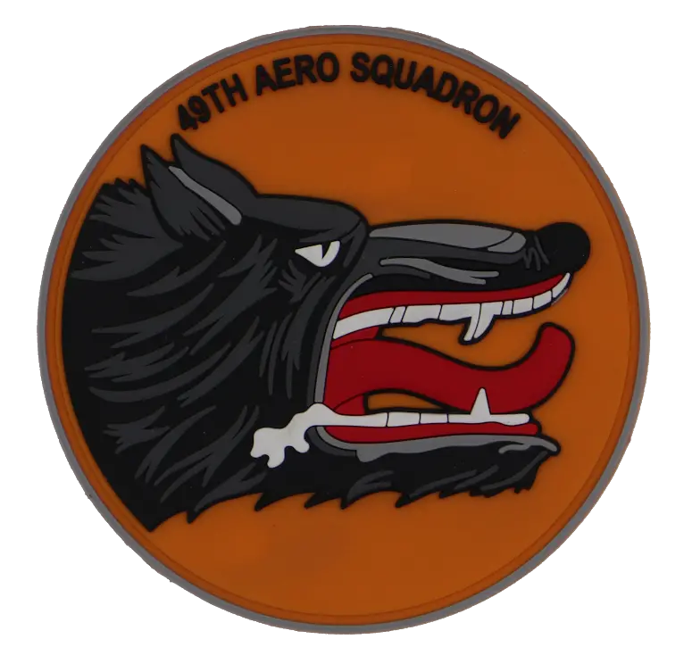 Wwi 49Th Aero Squadron Snarling Wolves Pvc Patch 1