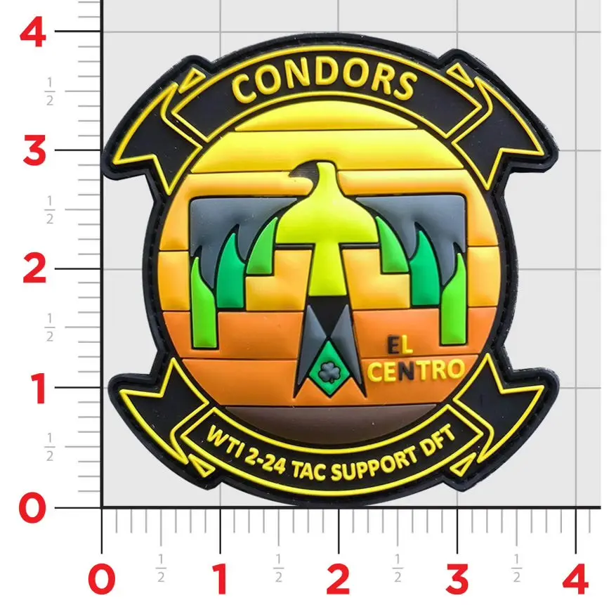 Official Hmh-464 El Centro Wti Det 2-2024 Pvc Patch 1