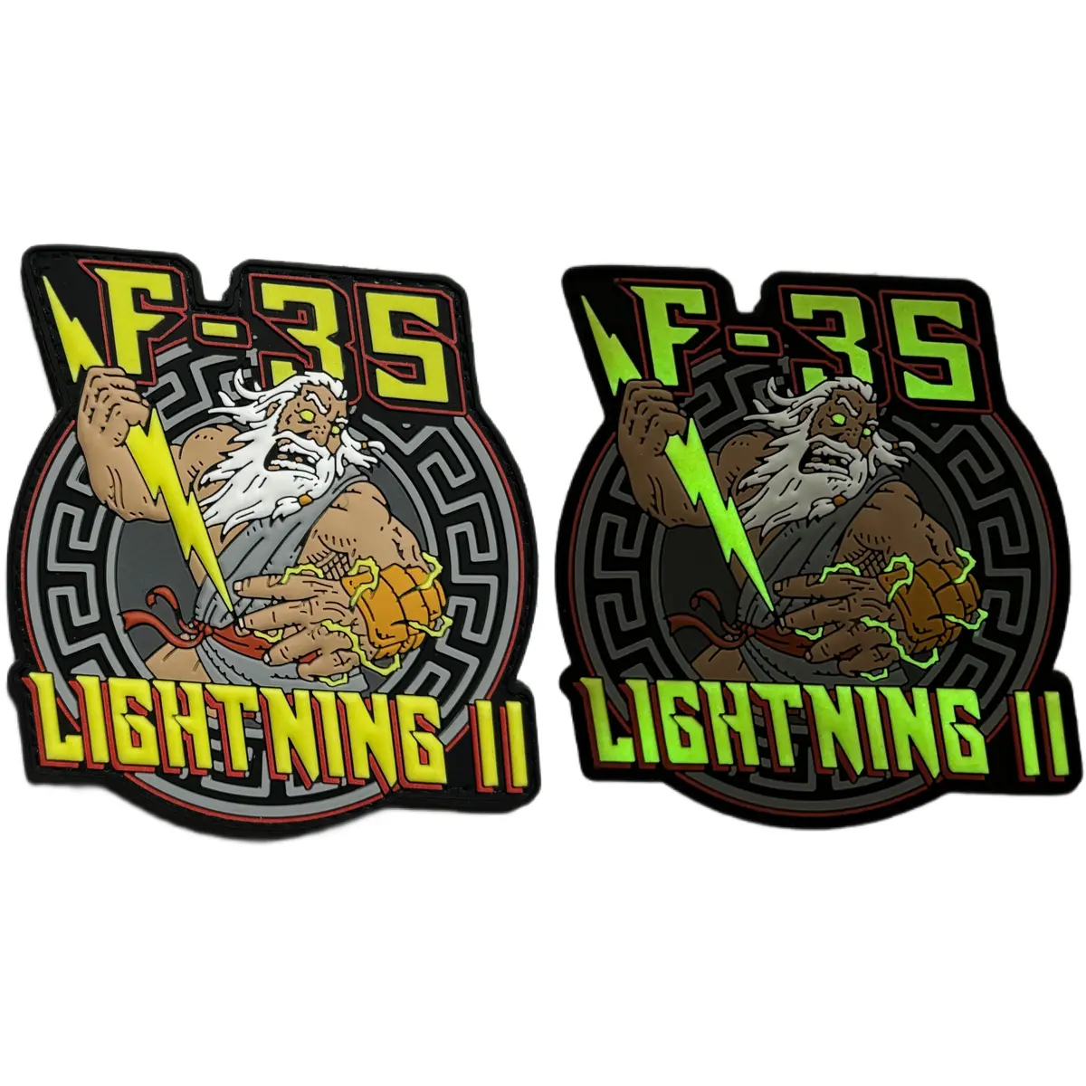 Official F-35 Lightning Ii Pvc Shoulder Patch 1