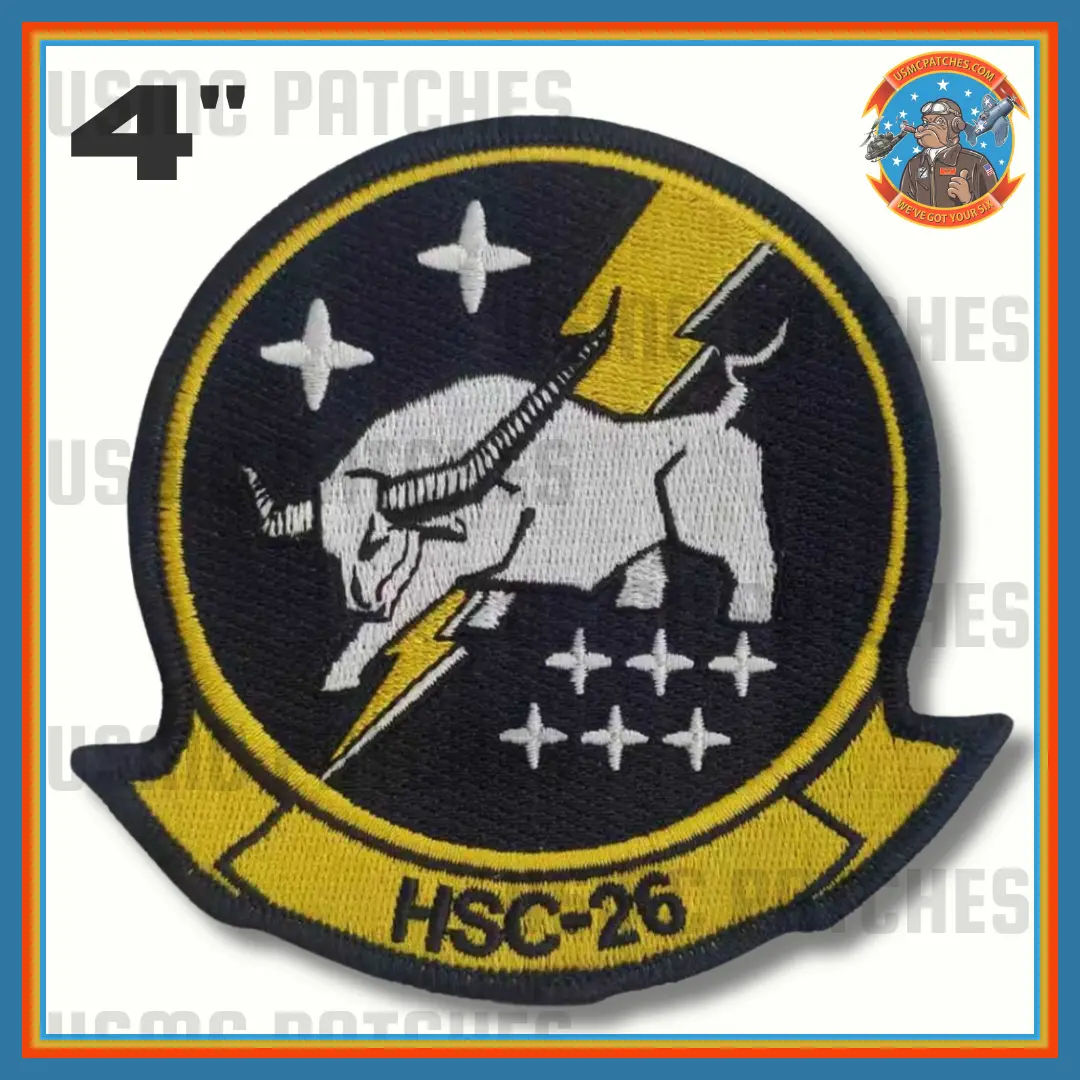 Officially Licensed Us Navy Hsc-26 Chargers Squadron Patch 1