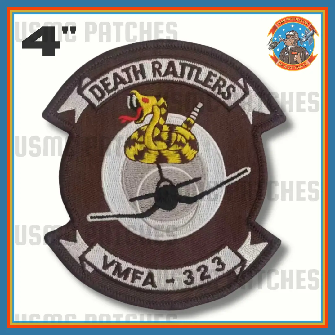 Officially Licensed Usmc Vmfa-323 Death Rattlers 2026 Squadron Patch 1