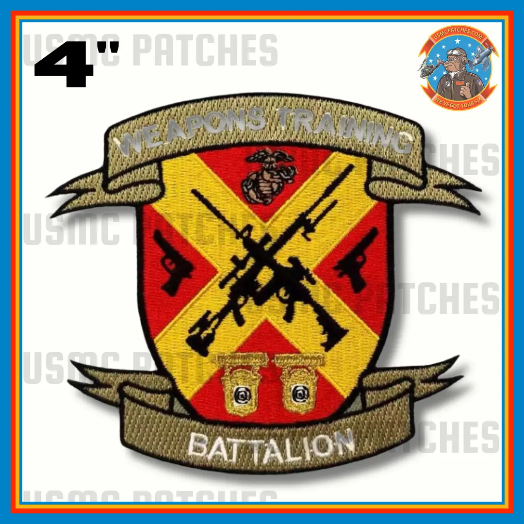 Officially Licensed Usmc Quantico Weapons Training Battalion Patch 1