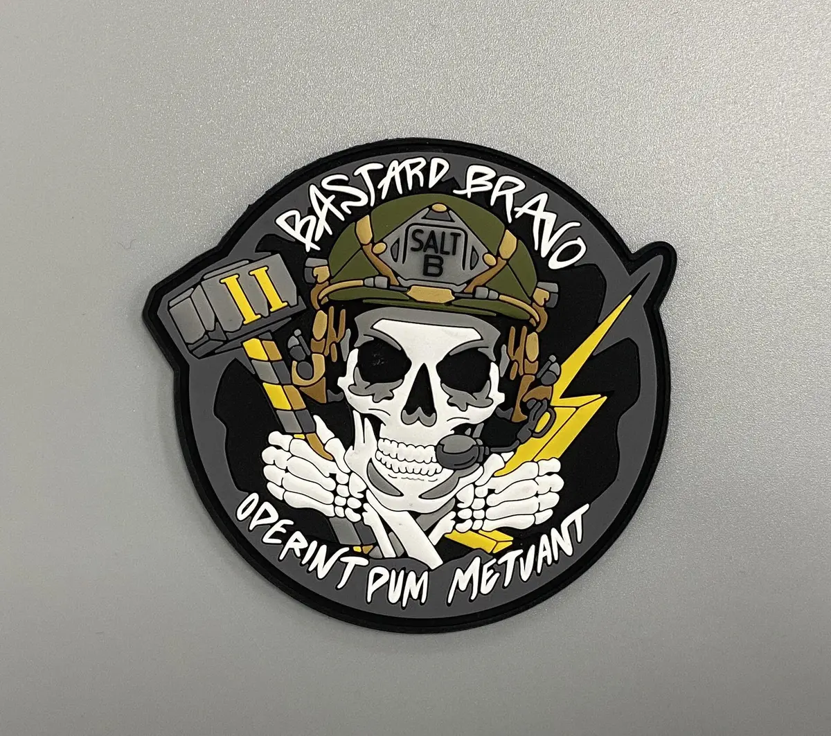 Official 2Nd Anglico Bastard Bravo Pvc Patch 1