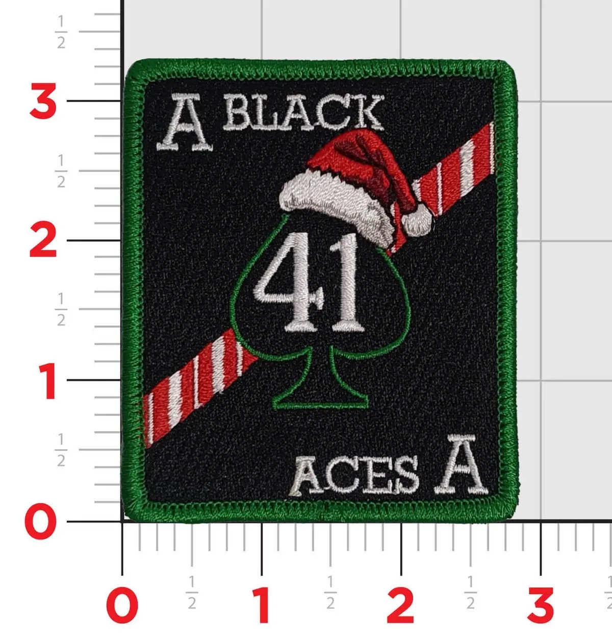 Official Vfa-41 Black Aces Christmas Patch 1