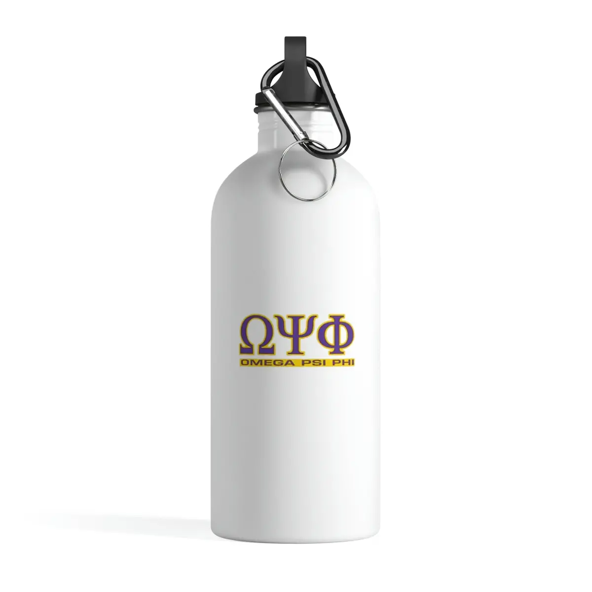 Omega Psi Phi Stainless Steel Water Bottle 1