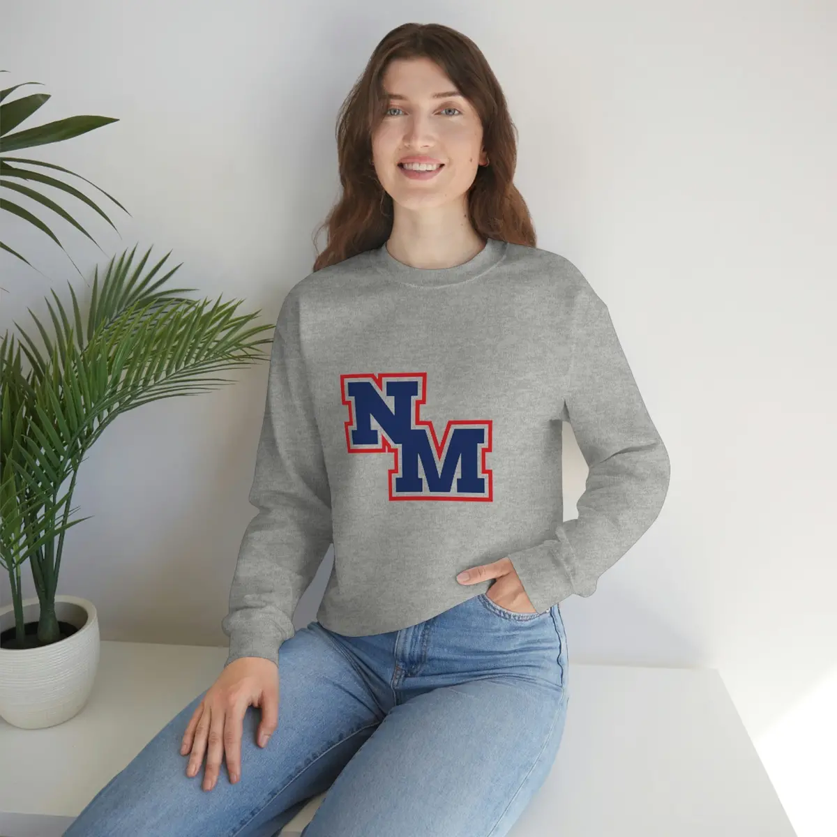 North Meck Unisex Heavy Blend™ Crewneck Sweatshirt 1