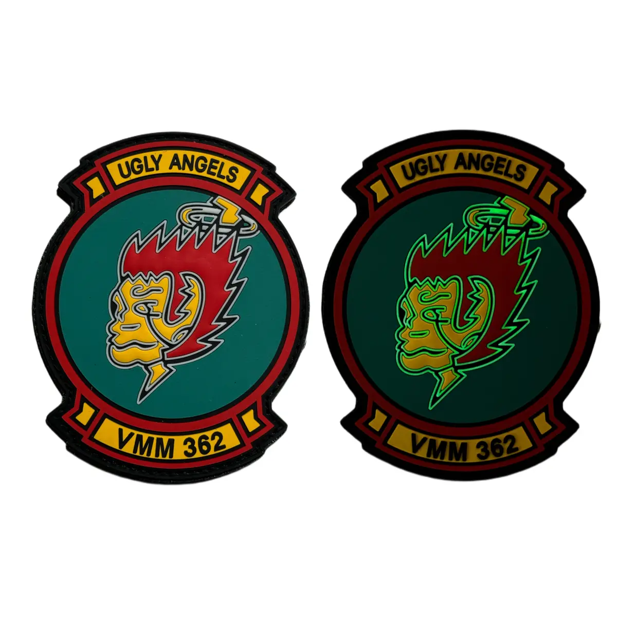 Officially Licensed Usmc Vmm-362 Ugly Angels Vietnam Pvc Patch 1