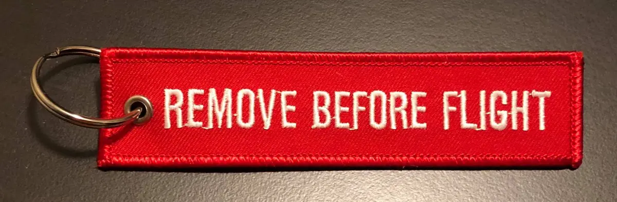 Remove Before Flight Key Ring 1