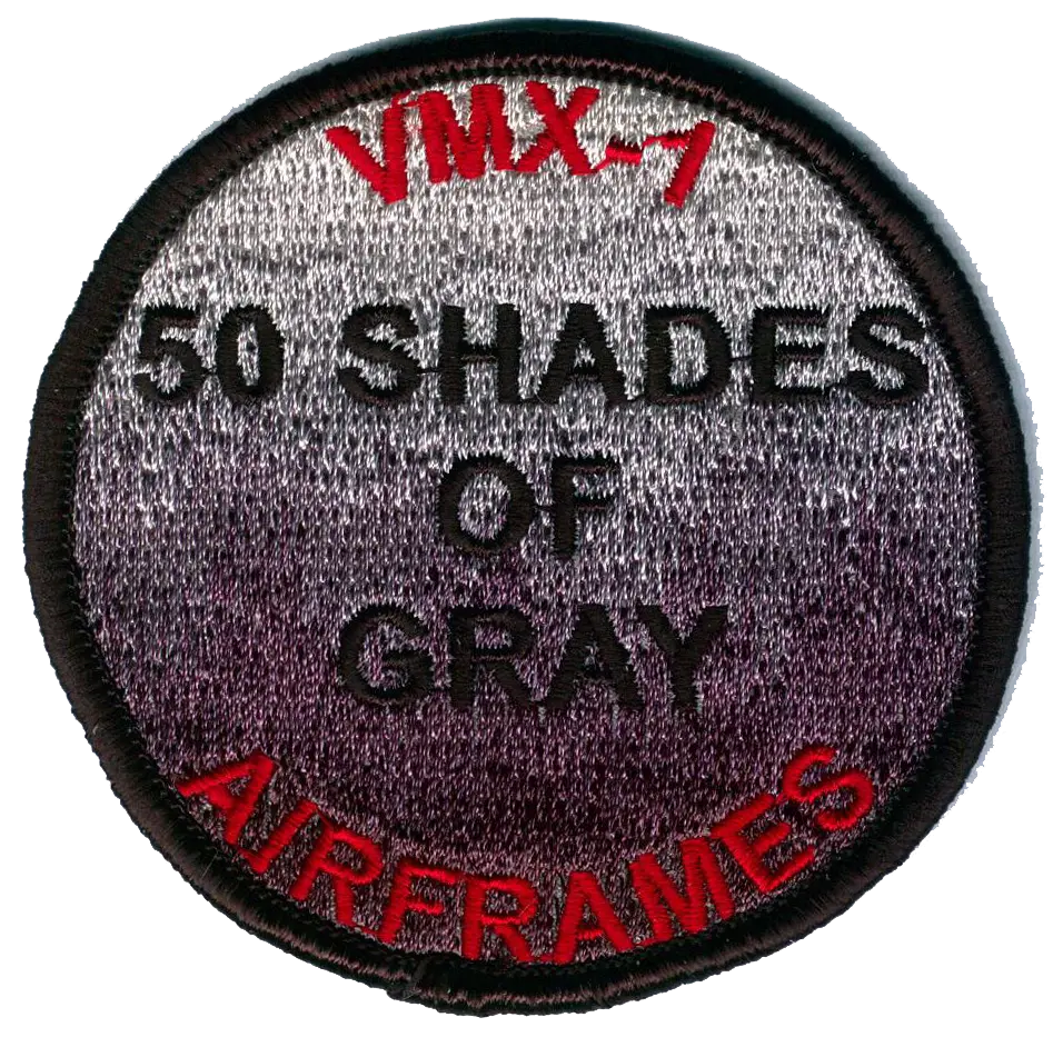 Vmx-1 50 Shades Of Gray Patch 1