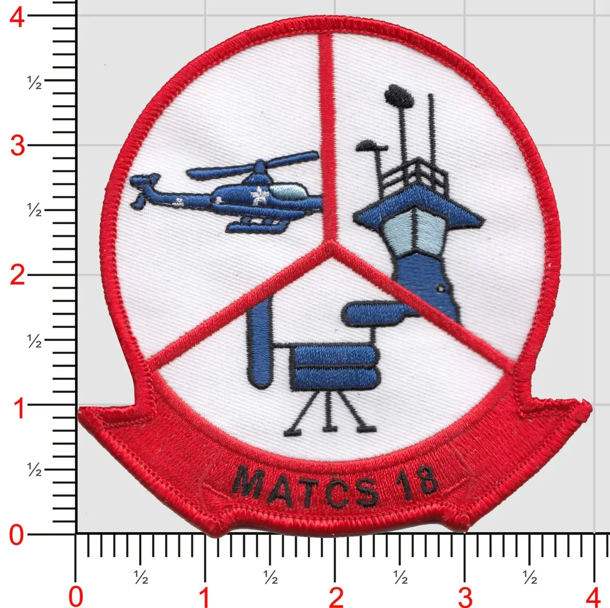 Officially Licensed Marine Air Traffic Control Squadron Matcs 18 Patch 1