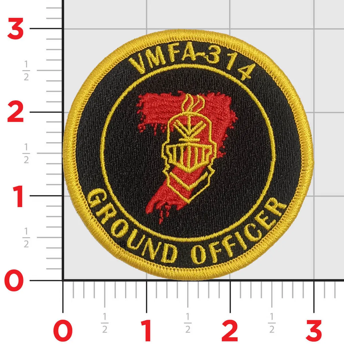 Official Vmfa-314 Ground Officer Shoulder Patch 1