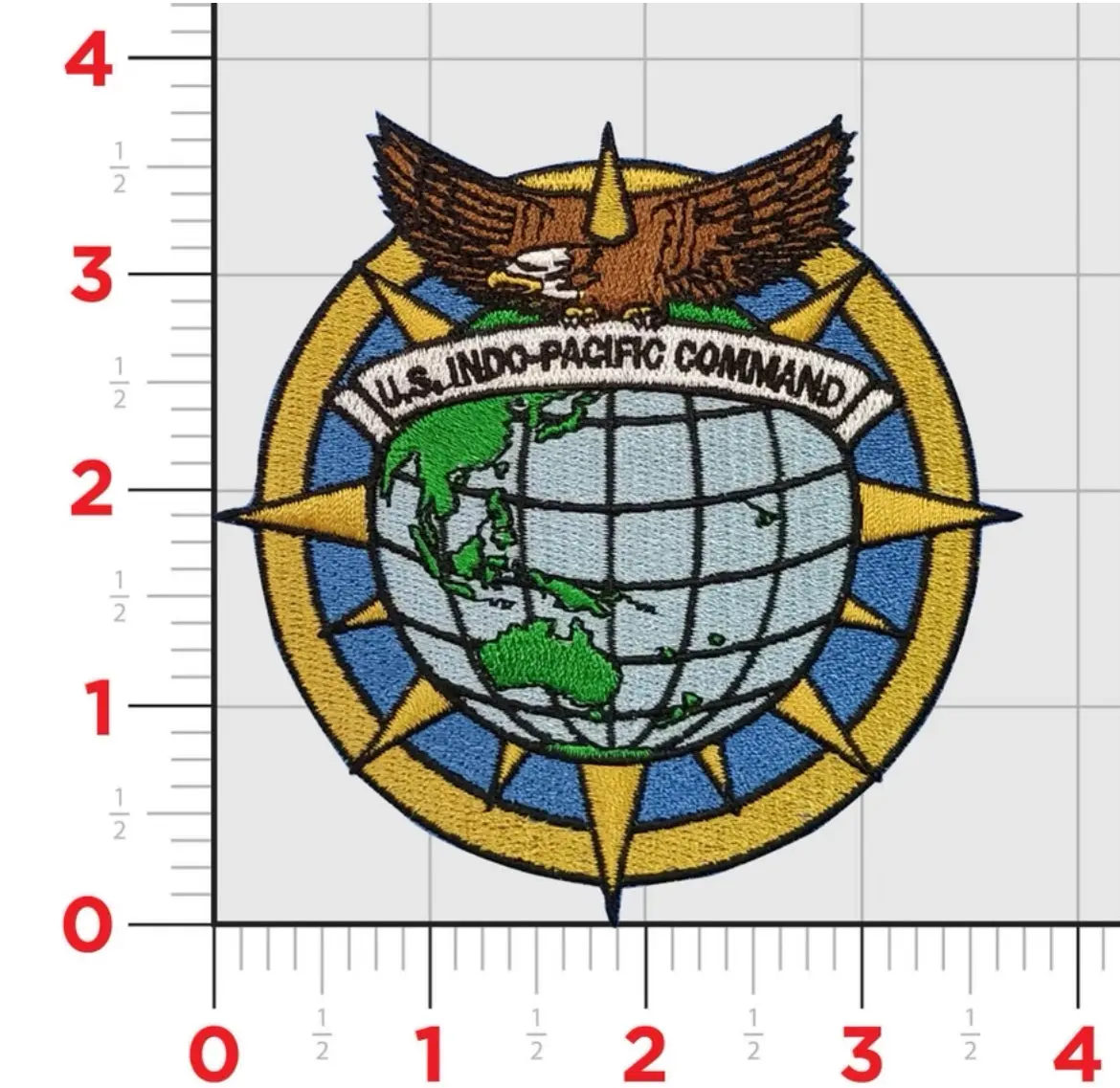 Officially Licensed Us Indo-Pacific Command Indopaccom Patch 1