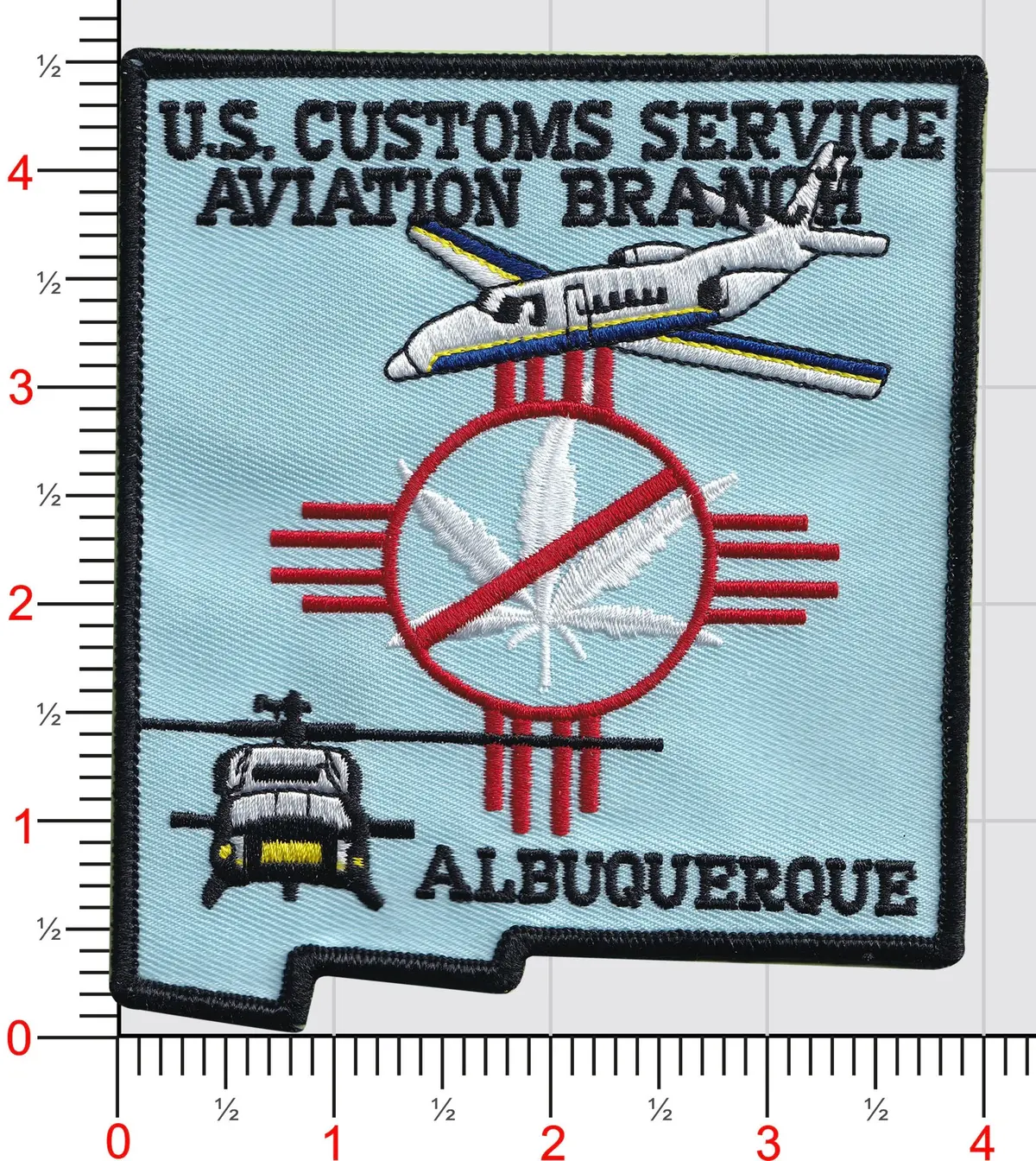 Legacy Us Customs Albuquerque Air Branch Patch 1