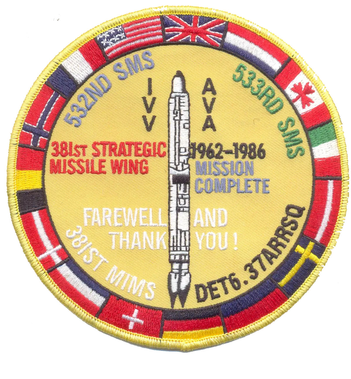 Usaf 532Nd Sms Patch 1