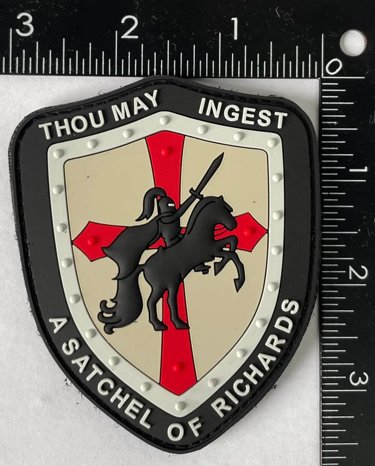 Thou May Ingest A Satchel Of Richards Pvc Patch 1