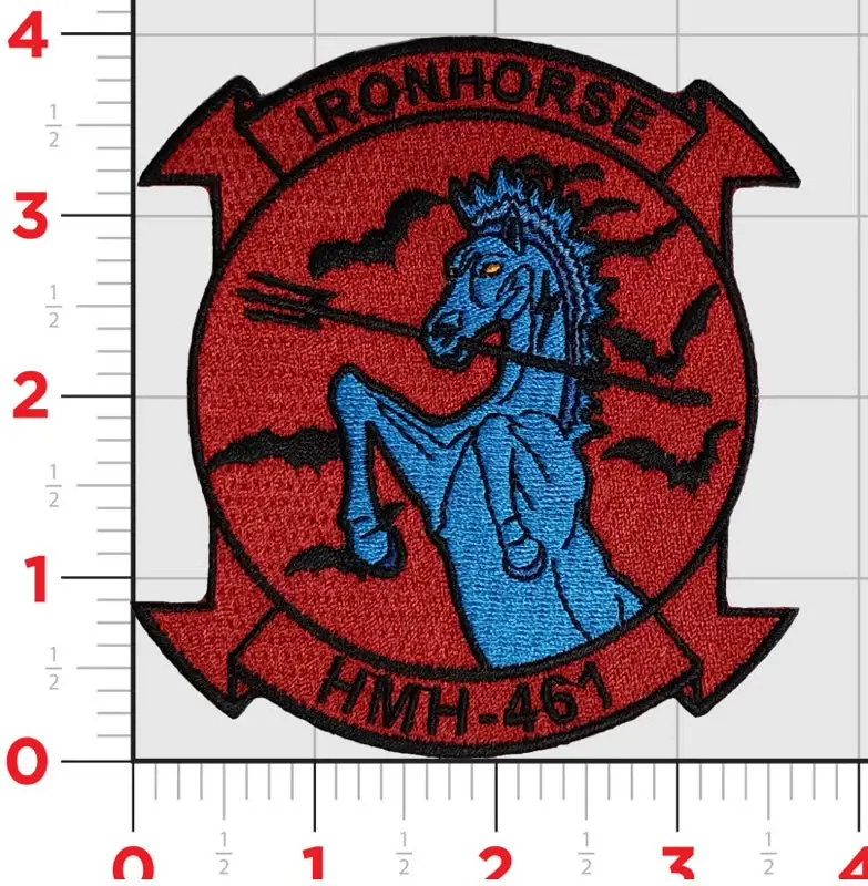 Official Hmh-461 Ironhorse Halloween Patch 1