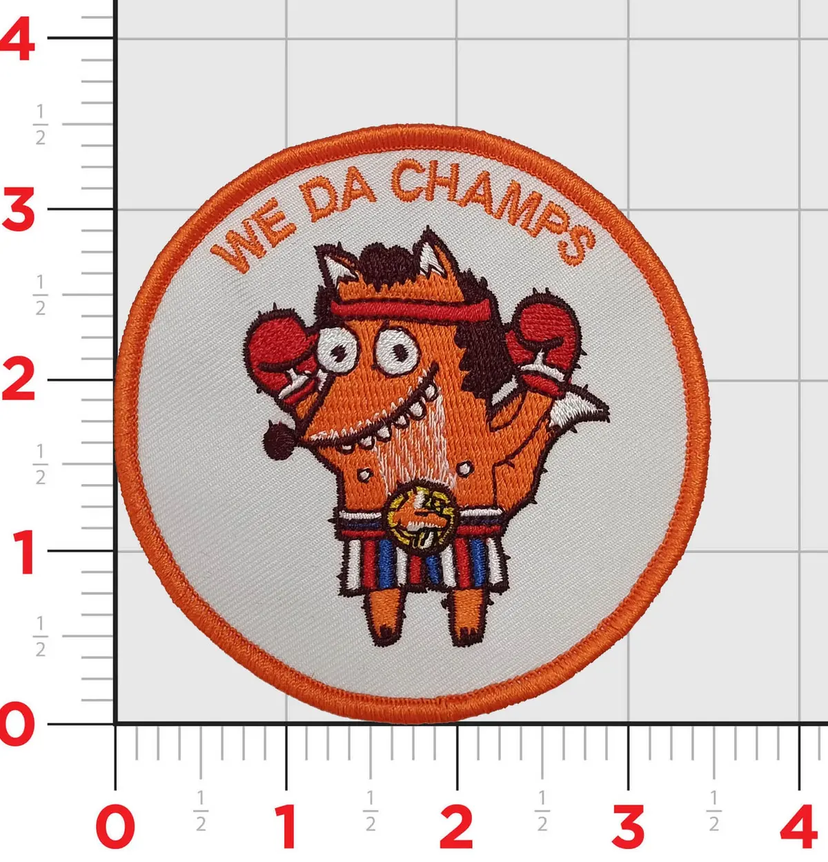 Hsm-74 Swamp Fox We Da Champs Shoulder Patch 1