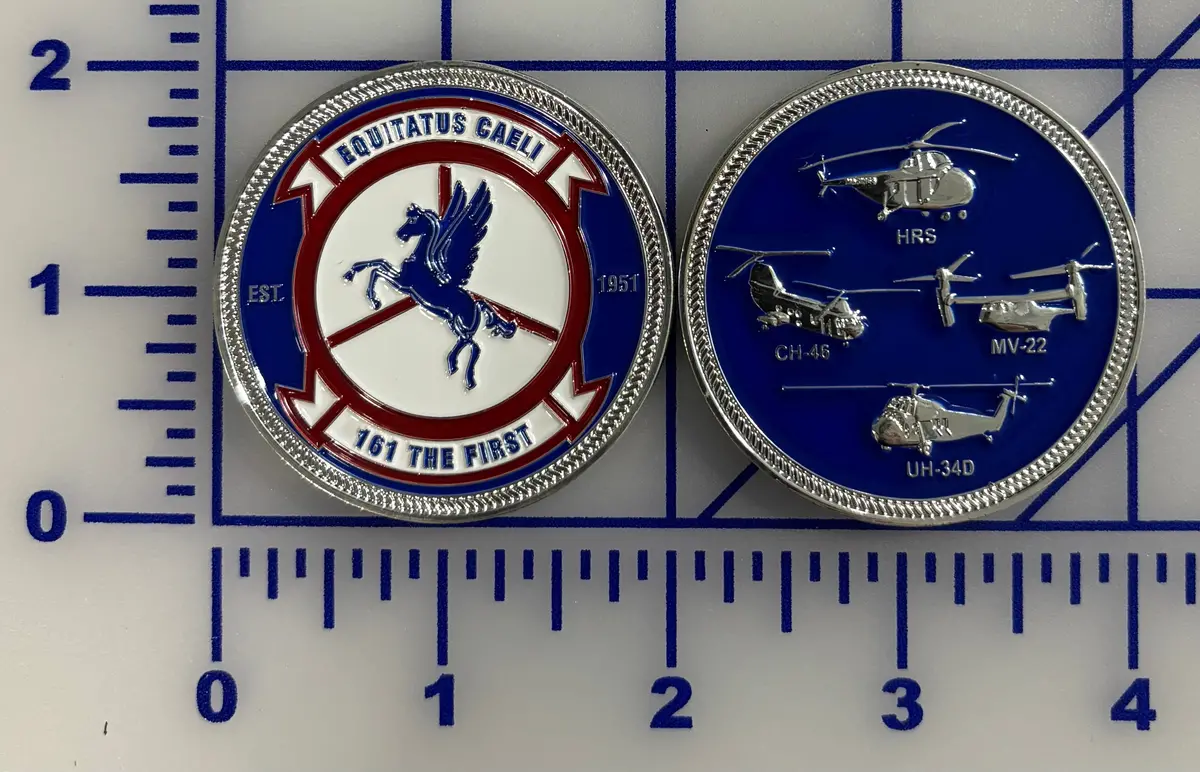 Official Vmm-161 Greyhawks 161 The First Coin 1