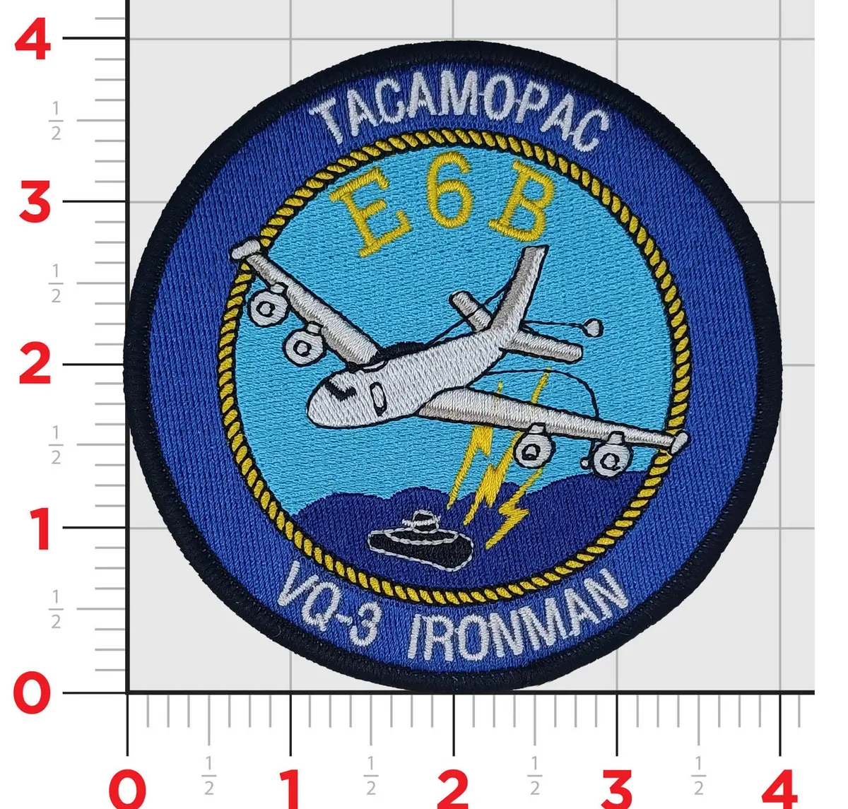 Official Vq-3 Ironman Tacamopac E-6B Patch 12