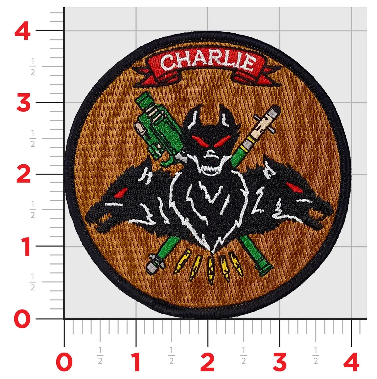 Official 2Nd Light Anti-Aircraft Detachment Laad Charlie Company Patch 1