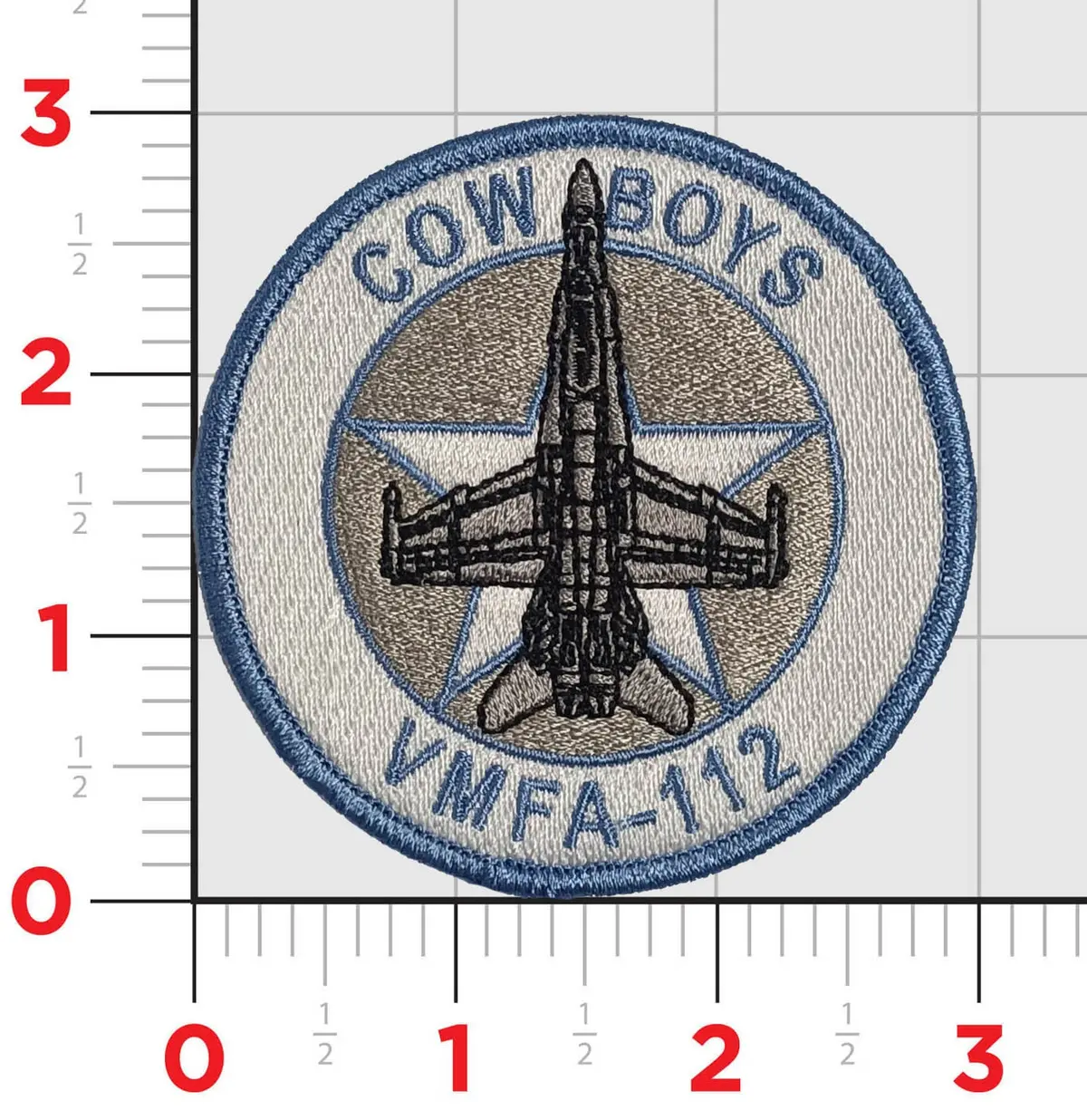 Official Vmfa-112 Cowboys F-18 Shoulder Patches 2