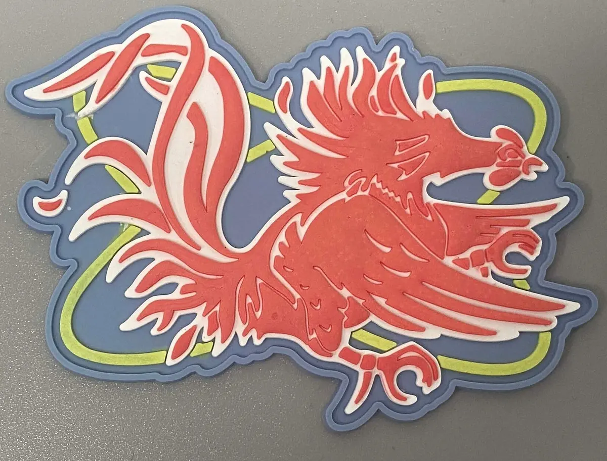 Officially Licensed Us Navy Vaw-117 Wallbangers Atomic Chicken Pvc Glow Patch 1