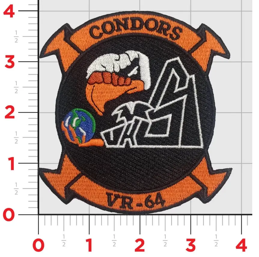 Officially Licensed Vr-64 Condors Squadron Patch 1