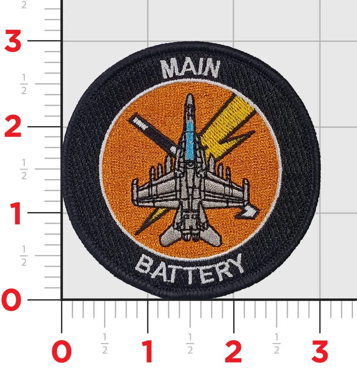 Official Vaq-144 Main Battery Ea-18 Shoulder Patch 1