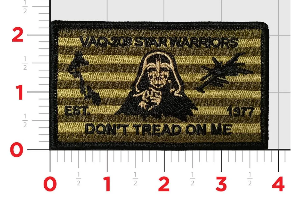 Official Vaq-209 Star Warriors Command Flag Patch 1
