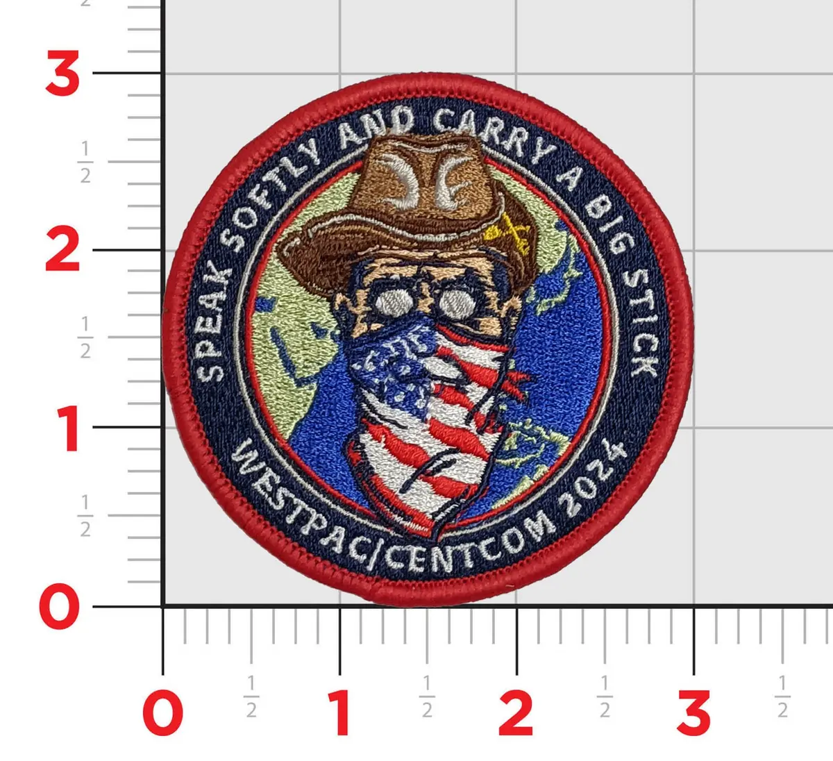 Speak Softly And Carry A Big Stick Uss Roosevelt Westpac Centcom 2024 Patch 1