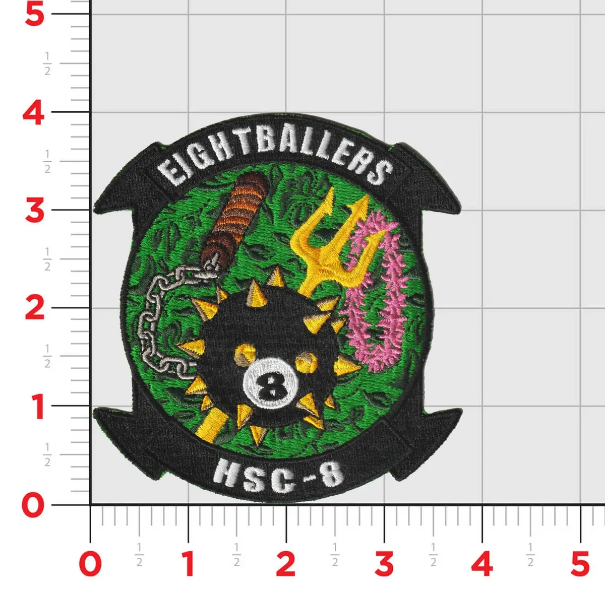 Official Hsc-8 Hawaii Det Chest Patches 1